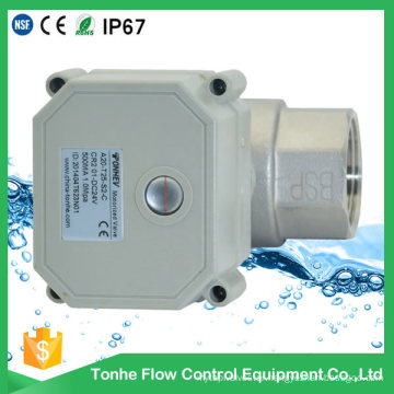 Ss304 Material and Ball Structure Electric Actuated Motorized Ball Valve